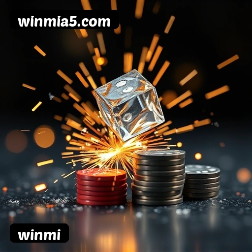 App winmi para iOS e Android — interface mobile, login biométrico e PIX integrado